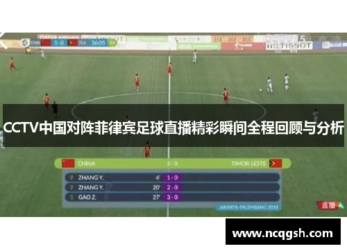 CCTV中国对阵菲律宾足球直播精彩瞬间全程回顾与分析